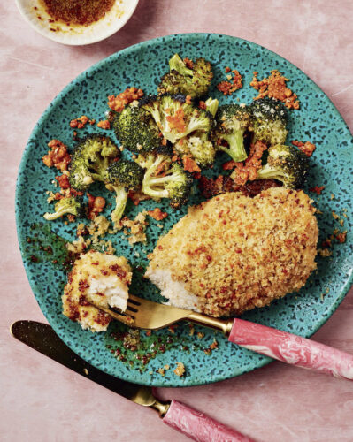 Caroline Chambers’ recipe for Panko Honey Mustard Chicken